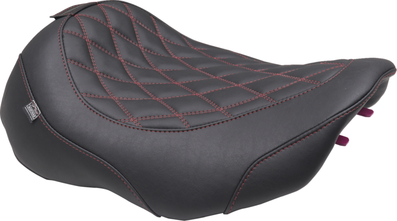 Wide Tripper™ Solo Seat,  Dark Brown/Dark Cherry Stitching