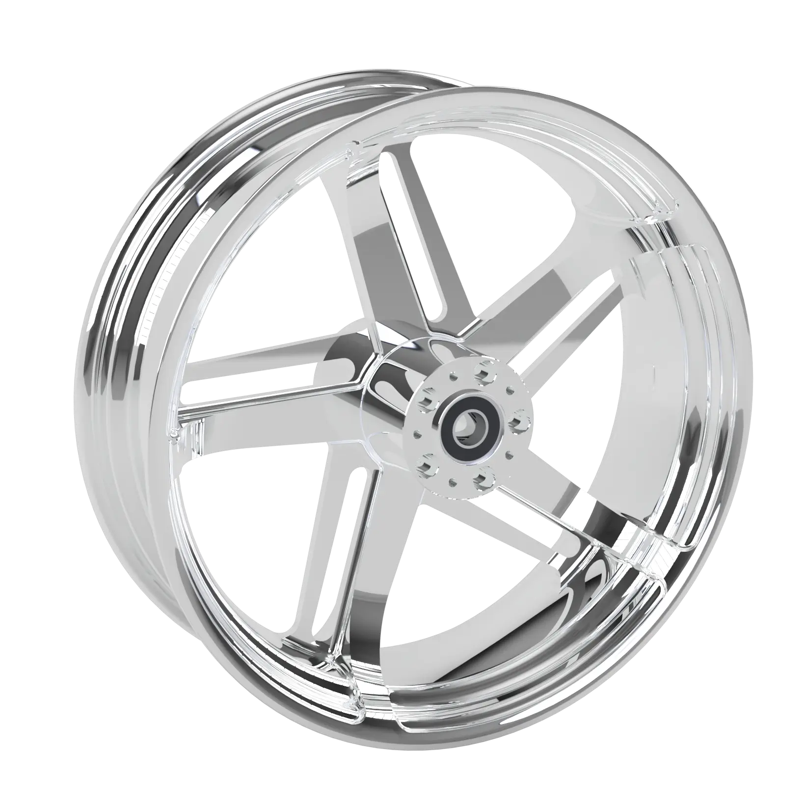 3D REP-10 (Helix) Chrome 18 x 5.5 Wheel