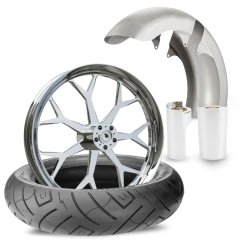 Nova Chrome Fat Tire Kit