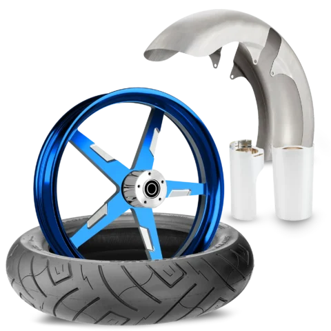 Onyx Blue Fat Tire Kit
