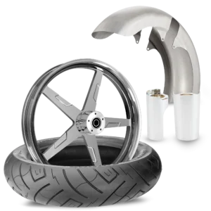 Onyx Chrome Fat Tire Kit
