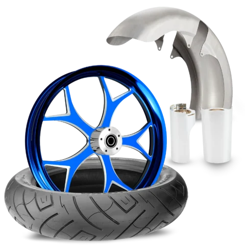 Specter Blue Fat Tire Kit