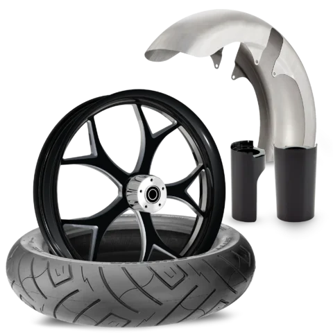 Specter Contrast Cut Black Fat Tire Kit