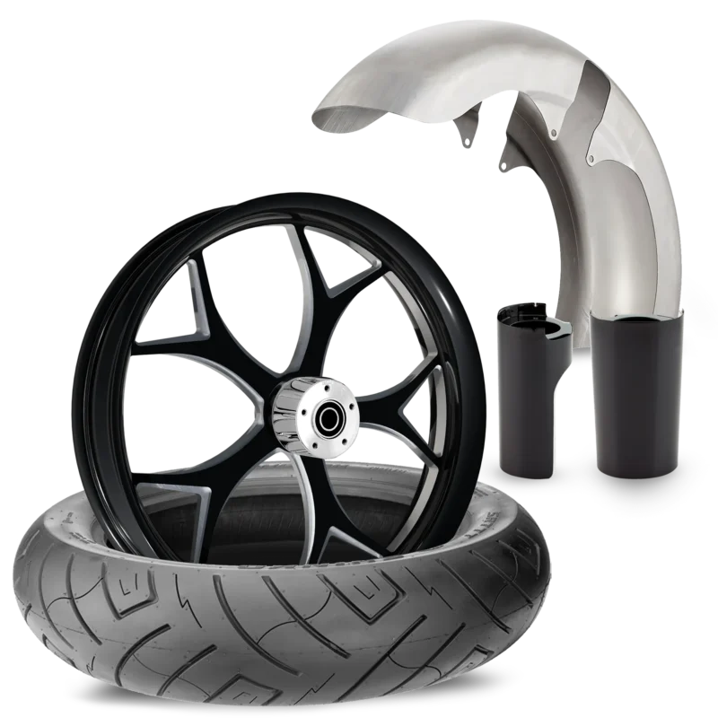 Specter Contrast Cut Black Fat Tire Kit