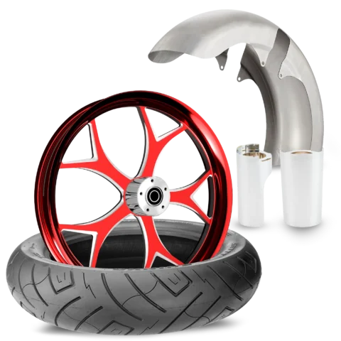 Specter Red Fat Tire Kit