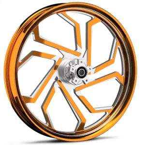 Stator Dyeline Orange Polished Wheels