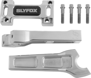 6" Rise, Raw, Handlebar Riser Kit