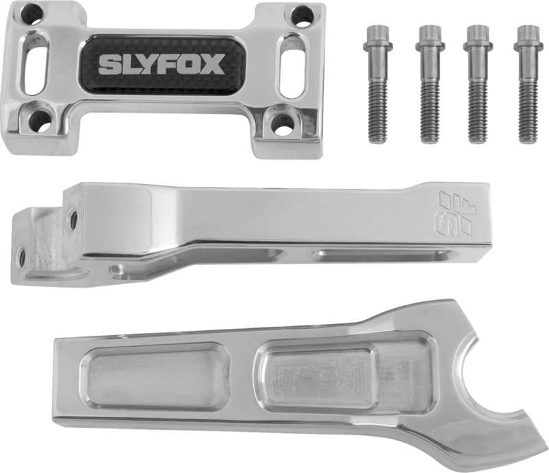 6" Rise, Raw, Handlebar Riser Kit