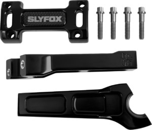 6" Rise, Black, Handlebar Riser Kit