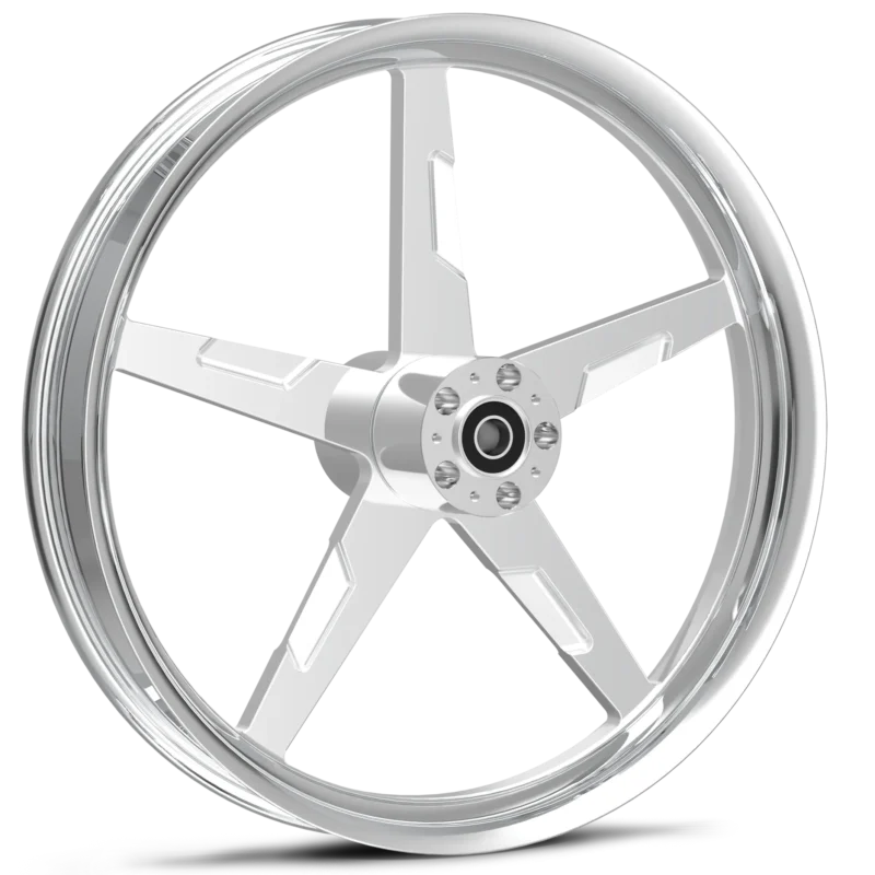 18" 180MM EZ Wide Tire Kit - Onyx Chrome