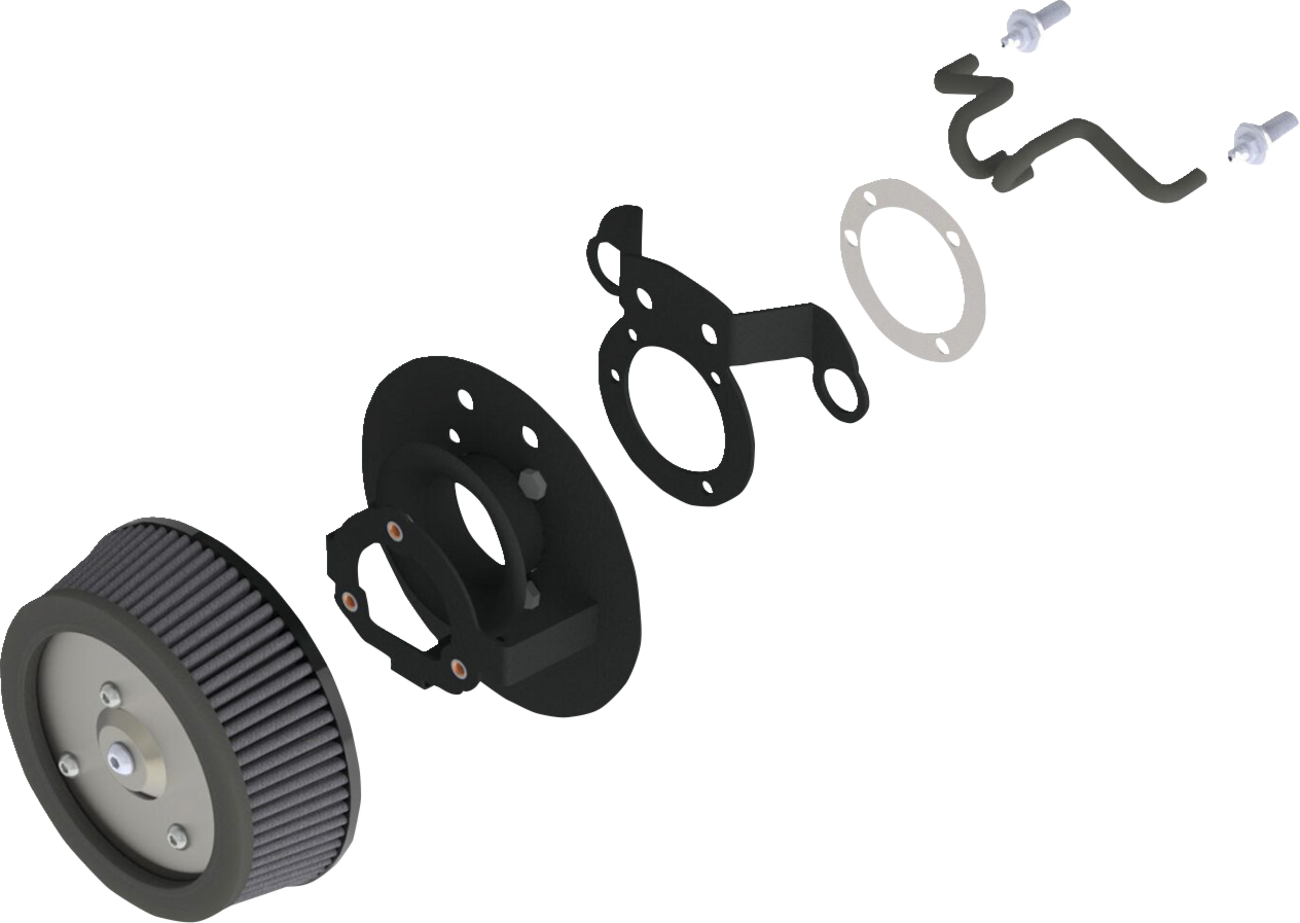 VO2 Naked Air Intake Kit, 1991-2022 Harley Sportster - Image 5