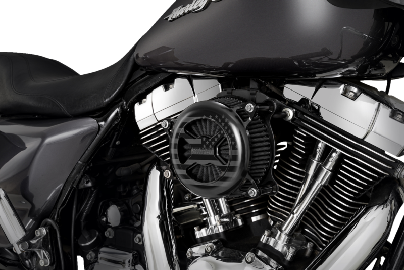 VO2 America Air Intake Kit, Black, 1999-2017 Harley Dyna/Softail/Touring