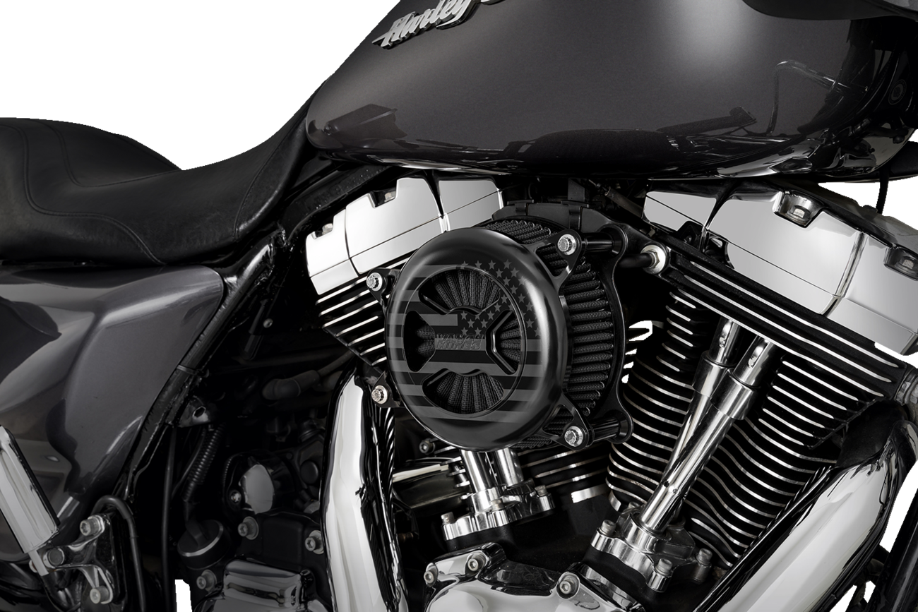 VO2 America Air Intake Kit, Black, 1999-2017 Harley Dyna/Softail/Touring