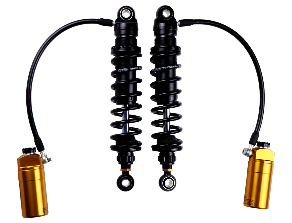 Shock 13in Fully Adjustable STX36 Blackline HD Spring, HD779S2, 2014-2025 Harley Touring - Image 2