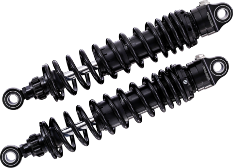 Twin Shocks 13in Rebound Adjustable STX36 Blackline HD Spring, HD772S2, 1990-2025 Harley Touring