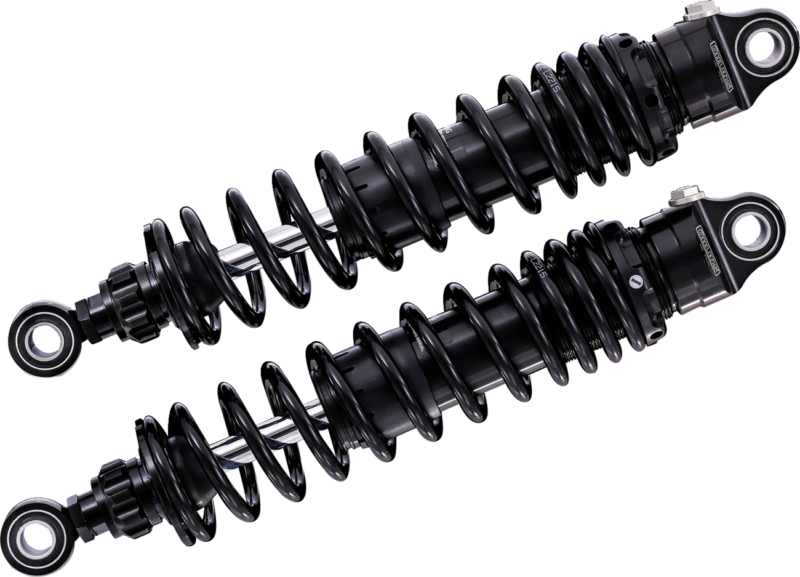 Twin Shocks 13in Rebound Adjustable STX36 Blackline HD Spring, HD772S2, 1990-2025 Harley Touring