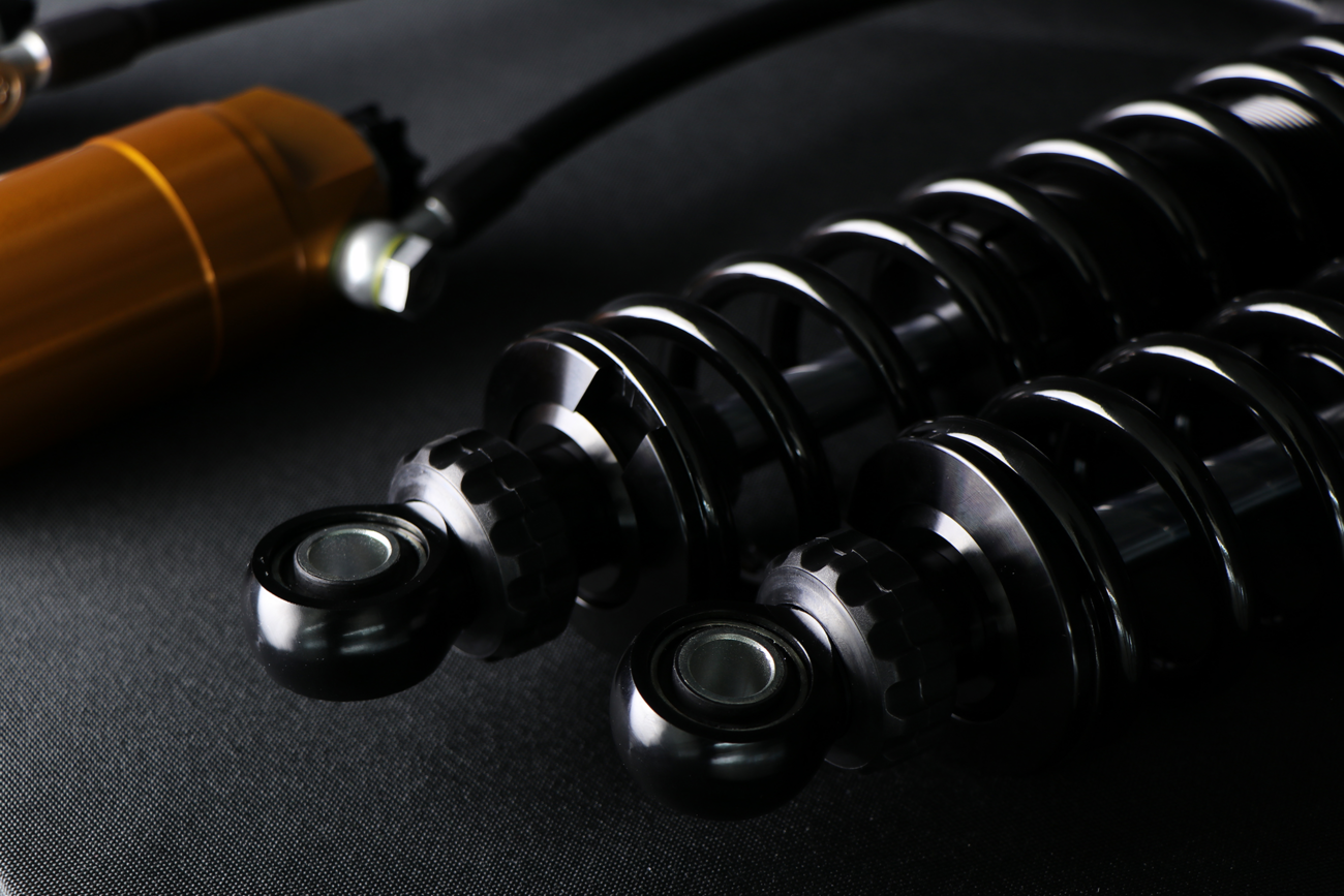 Shock 12in Fully Adjustable STX36 Blackline HD Spring, HD778S2, 2014-2025 Harley Touring - Image 5