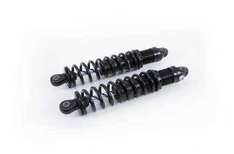 Twin Shocks 13in Emulsion STX36 Blackline, HD777, 1990-2025 Harley Touring