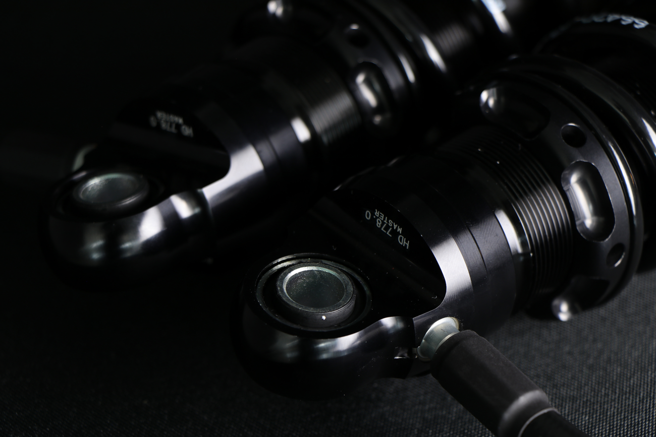 Shock 12in Fully Adjustable STX36 Blackline HD Spring, HD778S2, 2014-2025 Harley Touring - Image 4
