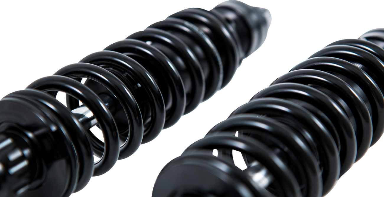 Twin Shocks 13in Rebound Adjustable STX36 Blackline HD Spring, HD772S2, 1990-2025 Harley Touring - Image 3